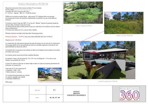 Une représentation graphique 3D intégrée dans le paysage pour une meilleure immersion dans le projet.