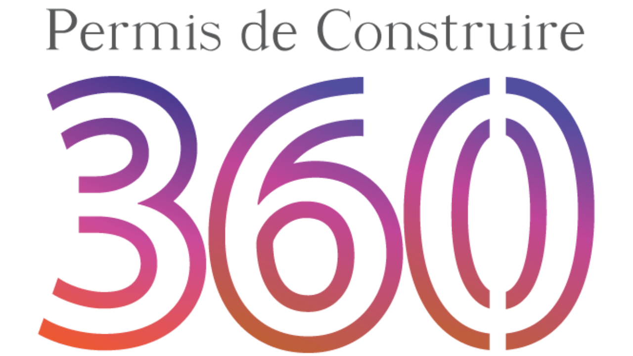 Logo permis de construire 360